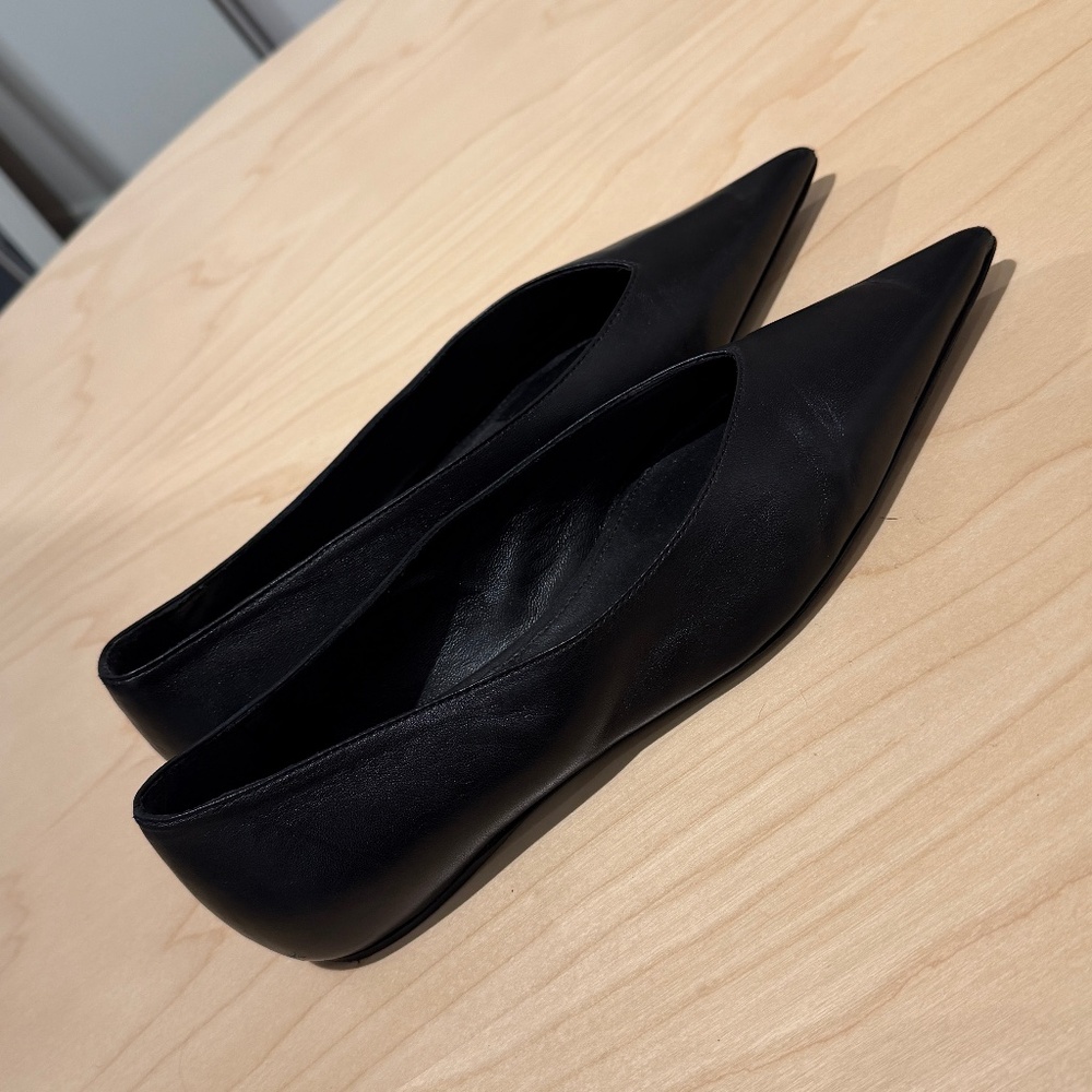 Toteme Leather Ballerinas